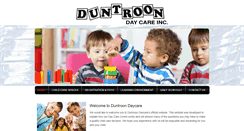 Desktop Screenshot of duntroondaycare.com